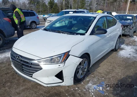 2019 Hyundai Elantra Value Edition z USA, uszkodzony, nr VIN 5NPD84LF5KH418920